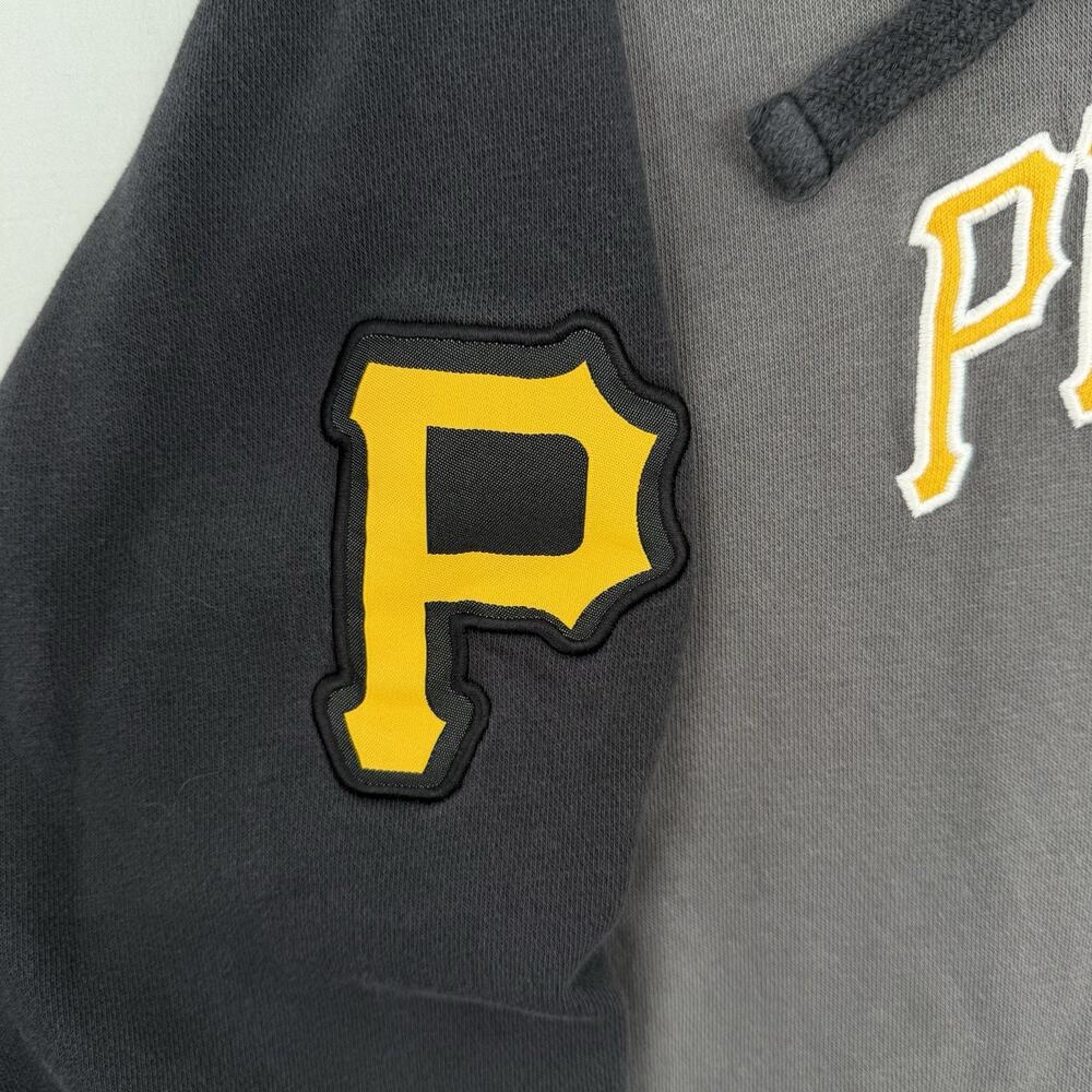 Vintage Y2K Pittsburgh Pirates Baseball MLB Majestic L Hoodie Sweatshirt Jacket - Picture 4 of 10